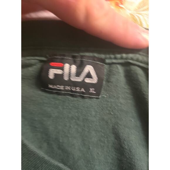 Vintage Fila Men's T Shirt XL Made in the USA Green‎ - Picture 13 of 13
